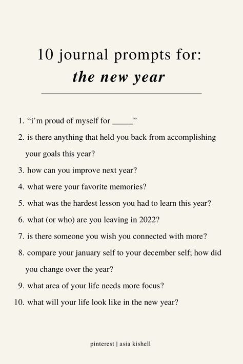 New Year Journaling, Mindfulness Journal Prompts, Cheers To The New Year, Before The New Year, Journal Questions, Journal Inspiration Writing, Healing Journaling, Bulletin Journal Ideas, Self Care Bullet Journal