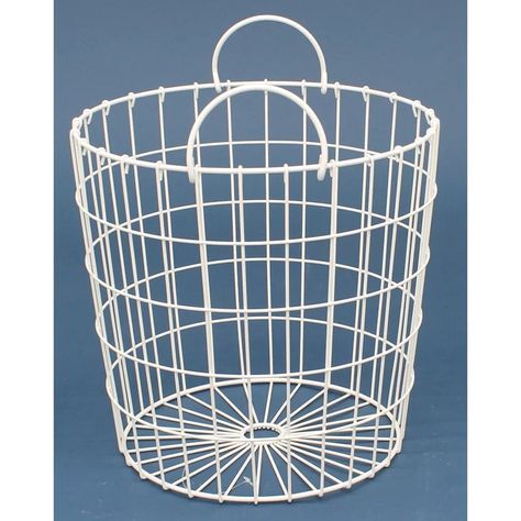 Rebrilliant Round Wire Basket & Reviews - Wayfair Canada Organization Products, Gym Decor, Wire Basket, Wire Baskets, Storage Organization, Mesh, Gym