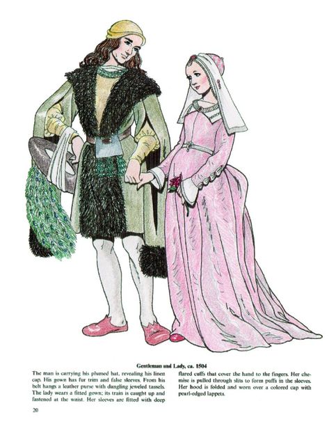 16th Century Dress, Middle Ages Clothing, Elizabethan Fashion, Celtic Fashion, 16th Century Fashion, Tom Tierney, Elizabethan Era, Fashion Timeline, Regency Era Fashion