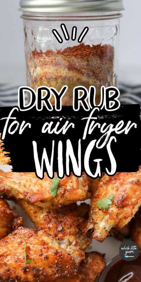 Best Wing Dry Rub, Dry Run For Chicken Wings, Dry Rub For Chicken Wings Air Fryer, Chicken Wing Seasoning Air Fryer, Marinade For Chicken Wings Air Fryer, Chicken Drumettes Air Fryer, Chicken Wing Rubs, Best Chicken Wing Seasoning, Air Fryer Appetizers Recipes