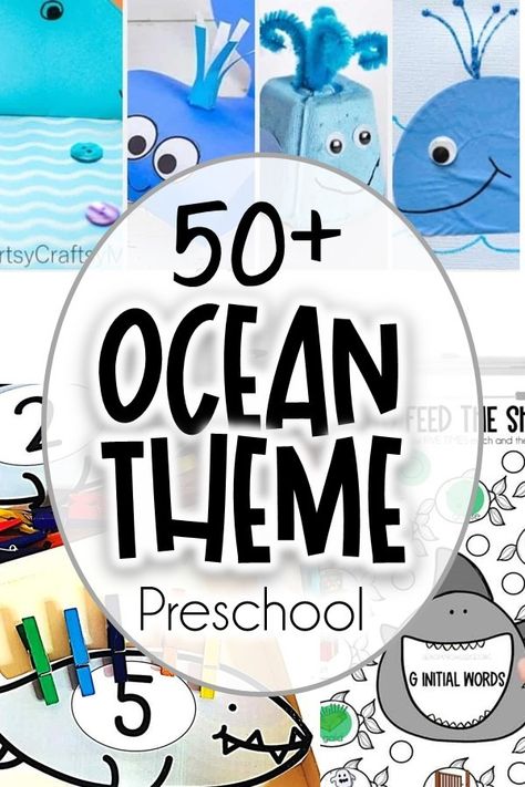 These 50+ ocean preschool activities are packed with hands-on learning and fun ideas for the kids. Is your preschool crew ready for an exciting adventure? An ocean theme is a fantastic way to engage young learners and spark their curiosity about the underwater world. Preschool Under The Sea Activities, Preschool Ocean Theme Activities, Ocean Activities For Preschool, Preschool Ocean Crafts, Ocean Activities For Toddlers, Ocean Preschool Activities, Ocean Crafts Preschool, Ocean Activities Preschool, Ocean Preschool