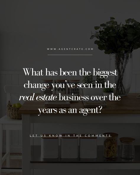 Agents it's time to chime in! The real estate market is always changing. What is the biggest change you've seen? Whether it's clients, inventory, competition, or best practices we want to hear from you. Share in the comments! Real Estate Business, Social Marketing, Best Practice, Best Practices, Real Estate Marketing, Over The Years, Real Estate, Marketing, Let It Be