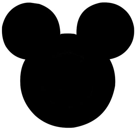 Click this image to show the full-size version. Mickey Mouse Silloute, Mickey Head Template, Mickey Face Template, Mickey Mouse Face Template, Mickey Mouse Face Printable, Mickey Mouse Template Free Printables, Mickey Template, Mickey Mouse Head Template, Mickey Quilt