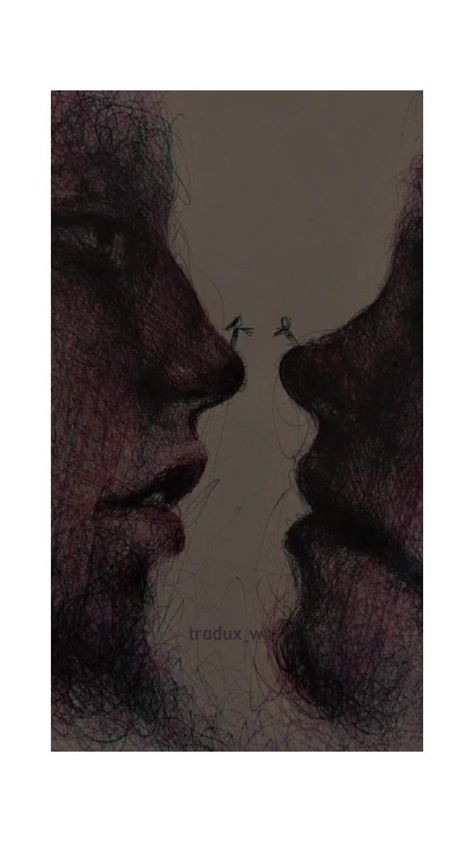 Artwork About Unrequited Love Aesthetic, Two Sides Art, Right Person Wrong Time Drawing, Right Person Wrong Time Art, Forbidden Love Painting, Impossible Love Art, Forbidden Love Drawing, Forbidden Love Artwork, Pen Reference