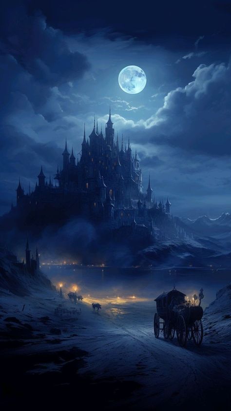 Harry Potter Wallpaper Backgrounds, Sleep Hacks, Dark Castle, Royal City, Easy Hacks, Ange Demon, Moon Photography, Fantasy Castle, Fantasy Places