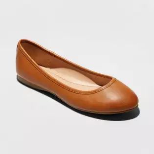 Clearance Clothing, Shoes & Accessories : Target Cognac Flats, Heel Design, Brown Flats, Black Ballet Flats, Womens Ballet Flats, Leather Ballet Flats, Designer Heels, Universal Thread, Brown Fashion