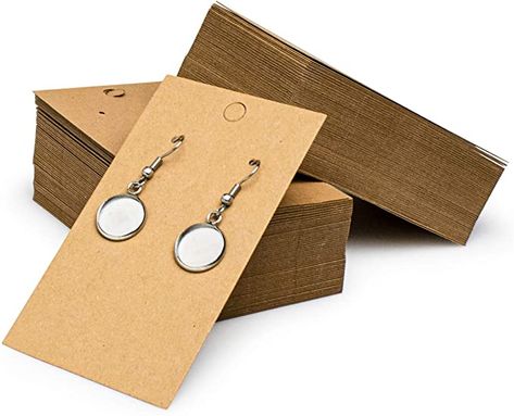 Earring Tags, Boutique Displays, Diy Earring Holder, Jewelry Display Cards, Earring Display Stands, Boutique Display, Earring Ideas, Earring Cards, Earring Display