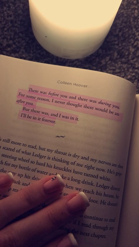 Quotes Colleen Hoover, Colleen Hoover Quotes, Quotes Heartfelt, Reminders Of Him, Love Book Quotes, Poetic Quote, Romantic Book Quotes, Romance Books Quotes, Words That Describe Feelings