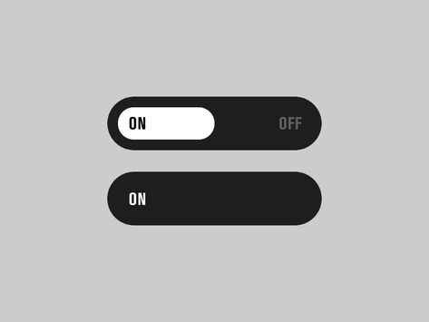 Switch Design Buttons, App Button Design, Button Interaction, Ui Buttons, Gui Design, Ui Animation, On Off Button, App Design Inspiration, App Interface