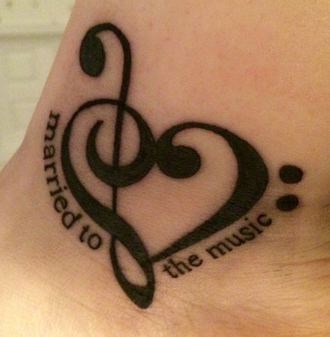 Treble Clef Bass Clef Tattoo, Treble And Bass Clef Tattoo, Treble Clef Heart Tattoo, Tiny Treble Clef Tattoo, Bass Clef Heart Tattoo, Bass Clef Treble Clef Heart Tattoo, Treble Clef Heart, Lady Bug Tattoo, Music Tattoo Designs