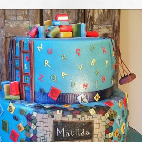 Matilda Musical Cake, Matilda Themed Party, Matilda Party, Matilda Broadway, Matilda Cake, Musical Theatre Posters, Matilda The Musical, Theatre Posters, Theatre Poster