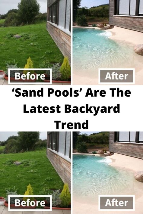 Beach Entry Pool, Dream Backyard Pool, Pool Images, Pools Backyard Inground, Backyard Beach, Swimming Pond, Natural Swimming Pools, Ground Pools, Small Pools