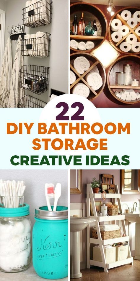 Bathroom Interior Storage Ideas, Small Bathroom Table, Bathroom Towel Storage Ideas, Small Bathroom Storage Diy, Small Bathroom Ideas Storage, Diy Storage Ideas, Diy Bathroom Storage Ideas, Bathroom Clutter, Create Storage