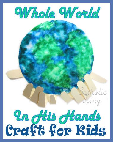 Cute idea to wrap up the world geography unit. He's got the whole world in his hands- Christian Craft for kids! Coffee Filter Art Projects, Earth Day Ideas, Earth Day Projects, Coffee Filter Crafts, Earth Day Crafts, Christian Crafts, Earth Day Activities, Church Crafts, Sunday School Ideas