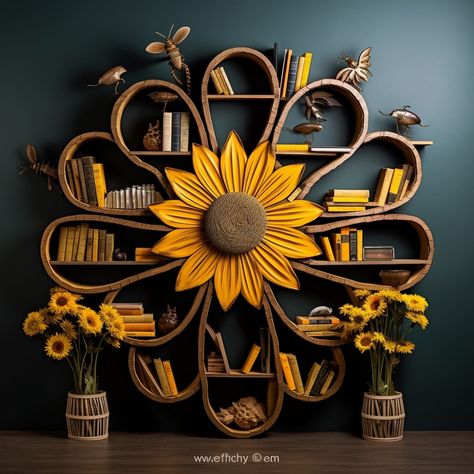 I Love Sunflowers Sunflower Room, Sunflower House, Sunflower Home Decor, Fantasy Furniture, Packing Ideas, Sunflower Pictures, Sunflower Decor, Sunflower Art, Apartment Decor Inspiration