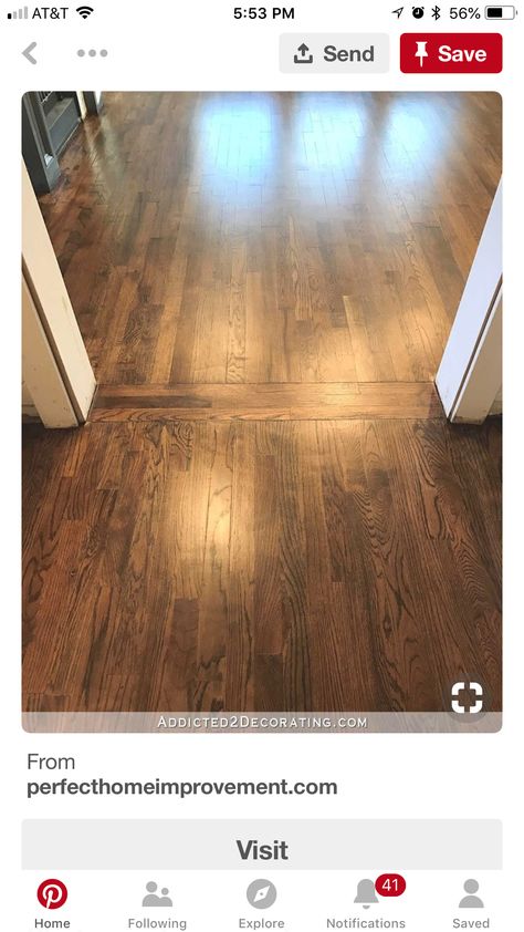 Different Wood Flooring Transition, Old And New Wood Floor Transition, Doorway Floor Transition Ideas, Hallway To Bedroom Flooring Transition, Matching Flooring Between Rooms, T Molding Floor Transition, Door Transition Ideas, Hardwood Floor Transitions Between Rooms, Transition Flooring Between Rooms