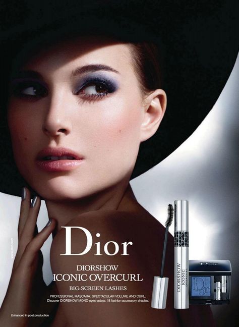 Dior DiorShow Iconic Makeup Advertisement, Makeup Poster, Dior Cosmetics, Beauty Advertising, Makeup Ads, Beauty Ad, Cosmetic Design, Vintage Cosmetics, Dior Makeup