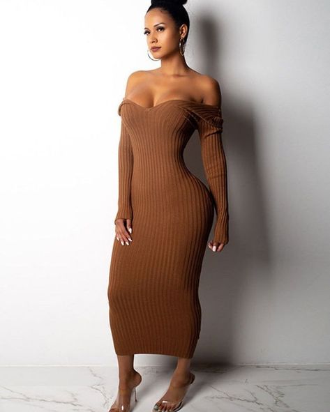 Bodycon Sweater, Bodycon Sweater Dress, Bodycon Dresses Casual, Midi Pencil Dress, Sweater Dress Midi, Dress Midi, Knit Sweater Dress, Petite Outfits, Long Sleeve Bodycon Dress