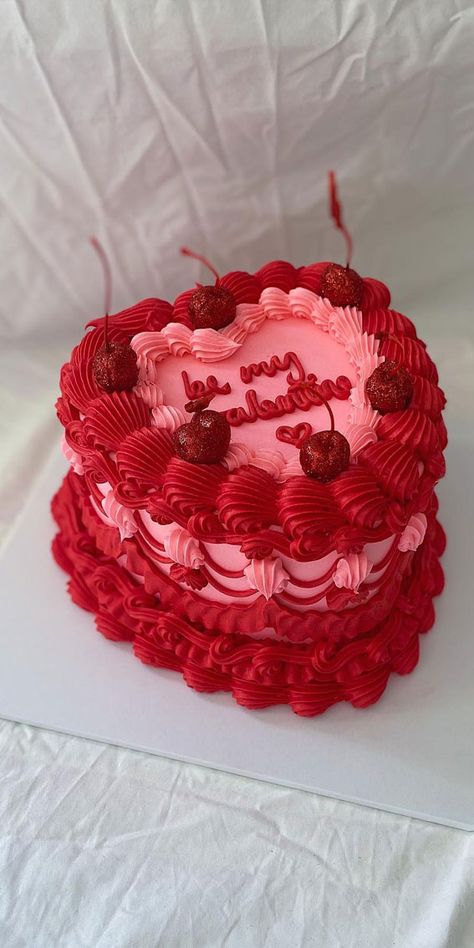 Valentine's Day cake ideas, Romantic cake designs, Heart-shaped cakes, Love-themed desserts, Red velvet Valentine's cake, Valentine's cupcake decorations, Sweetheart cake recipes, Love-inspired cake decorations, Valentine's baking inspiration, Romantic dessert recipes, Cupid's arrow cake, Chocolate lover's Valentine's cake, Elegant Valentine's treats, DIY Valentine's cake, Valentine's cake decorating tips Desserts Red Velvet, Valentines Cupcakes Decoration, Red Buttercream, Sweetheart Cake, Romantic Cake, Buttercream Piping, Cake Elegant, Cake Celebration, Romantic Desserts