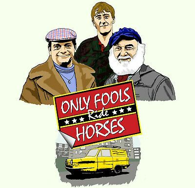 He Who Dares Wins, Only Fools And Horses Gifts, Only Fools And Horses Art, Trigger Only Fools And Horses, Band Of Horses Poster, Only Fools And Horses, Horse Riding Memes, British Comedy, Painted Cakes