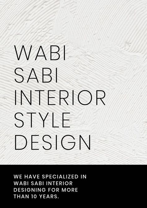 Wabi sabi interior poster template, editable text | premium image by rawpixel.com / Aum Interior Poster, Wabi Sabi Interior, Concrete Architecture, White Backgrounds, Concrete Texture, Wall Texture, Black And White Background, Awesome Designs, Aesthetic Things