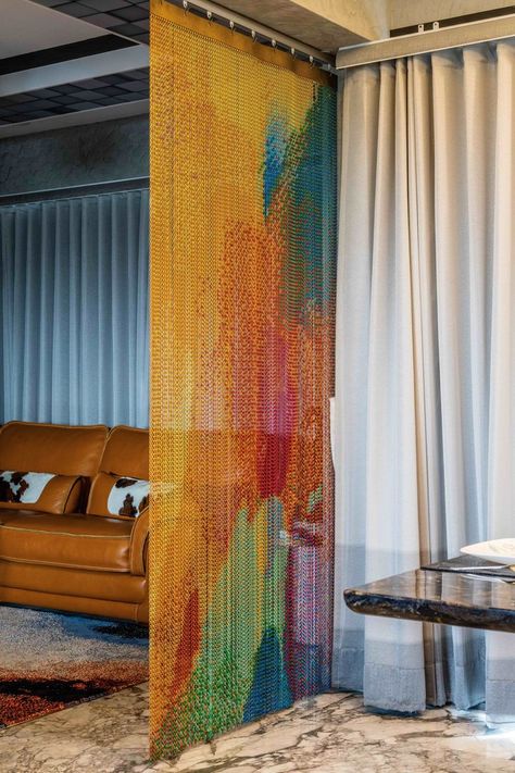 150 Rooom divider ideas - Modern home wall partition design 2020 Curtain Room Divider Diy, Living Room Divider Ideas, Latest Curtain Designs, Wall Partition Design, Curtain Room Divider, Wall Partition, Divider Ideas, Living Room Divider, Hanging Room Dividers