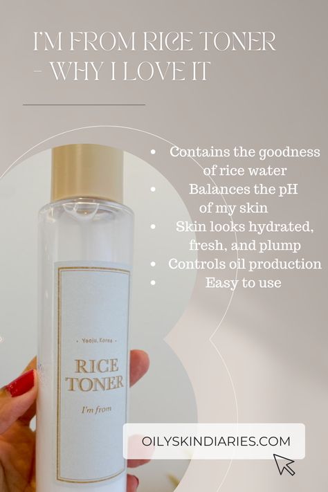 Rice Toner For Face, Rice Water Products, Best Toner For Oily Skin, I Am Rice Toner, Glass Skin Products, Korean Toner For Oily Skin, Rice Water Toner, Scalp Spa, Product Skincare