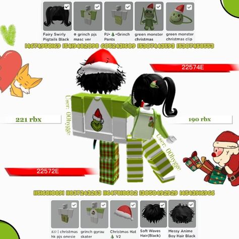 Caleb Y Sophia, Matching Avatars, O Grinch, Outfit Ideas Emo, Roblox Funny Videos, Outfits Bonitos, Skins Roblox, Emo Fits, Roblox Ava