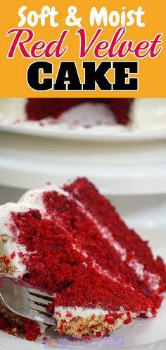 Moist Red Velvet Cake Recipe, Red Velvet Cake Recipe Easy, Moist Red Velvet Cake, Southern Red Velvet Cake, Best Red Velvet Cake, Red Velvet Cake Recipe, Velvet Cake Recipes, Cake Mix Recipes, Pound Cake Recipes