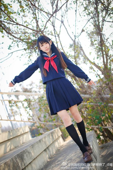 17 Adorable Japanese School Uniforms To Fall In Love With - Rolecosplay Japan Student, Japanese Uniform, School Uniform Fashion, School Uniform Outfits, Japanese School, Uniform Fashion, School Uniforms, Girls Uniforms, Grunge Goth