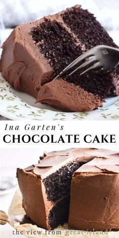 Ina Chocolate Cake, Bon Appetit Chocolate Cake, Taste Of Home Chocolate Cake, Ina Gartens Chocolate Cake Recipe, Beatty’s Chocolate Cake, Purse Shaped Cakes, Beattys Chocolate Cake Ina Garten, Bon Bon Cake, Chocolate Ricotta Cake Recipe