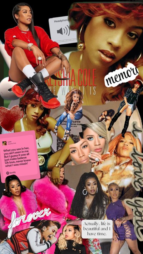 #myfirstshuffle Keyshia Cole Aesthetic, Aaliyah Aesthetic, Nicki Minaj Wallpaper, Keyshia Cole, Cute Love Wallpapers, Cute Rappers, I Dont Have Friends, Celebrity Wallpapers, Female Rappers