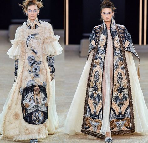 Asian Haute Couture, Formal Wedding Guest Attire, Diy Clothes Ideas, Gaun Abad Pertengahan, Filipino Fashion, Fashion Design Classes, Guo Pei, Church Fashion, The Silk Road