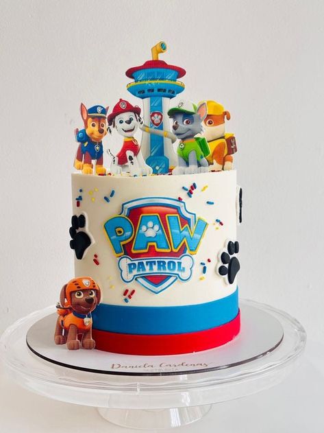 Paw Patrol Themed Cake, Cake Paw Patrol Boy, Paw Patrol Cake Design, Torte Paw Patrol, Paw Patrol Cake Ideas, Paw Patrol Party Cake, Pastel Paw Patrol, Paw Patrol Party Ideas, Paw Patrol Birthday Party Cake