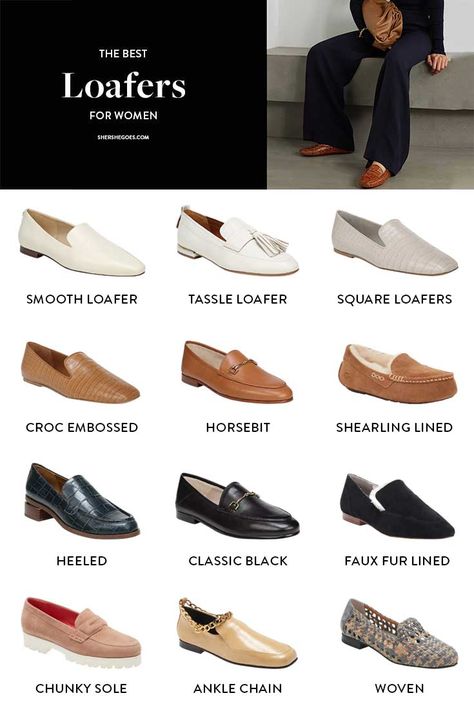 The Best Women's Loafers: Comfy, Casual & Chic! (2021) Loafers Outfit Womens Casual, Must Have Sneakers Women 2023, Work Loafers Women, Women’s Spring Shoes, Women’s Loafers Outfit, Women’s Work Shoes, Women’s Loafers, Loafers For Women Outfit Work, Outfits With Loafers Women