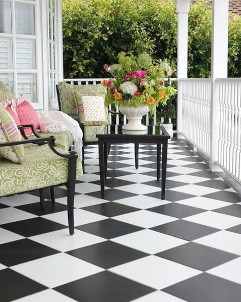 White Porcelain Tile Floor, Black And White Flooring, I Am Still Learning, White Porch, White Marble Floor, Black And White Tiles, My Live, Black And White Marble, White Floors