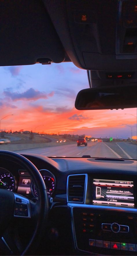 Sunset Car Ride, Vsco Summer, Summer Bucket List, Summer Bucket, Car Ride, Summer Art, Bucket List, Sun