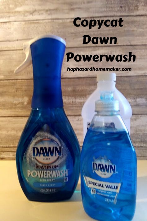 How to Make Copycat Dawn Powerwash – Haphazard Homemaker Diy Dawn Powerwash, Dawn Powerwash, Dawn Soap, Cauliflowers, Power Wash, Homemade Cleaning Supplies, Diy Cleaning Solution, Homemade Cleaning Solutions, Homemade Cleaning