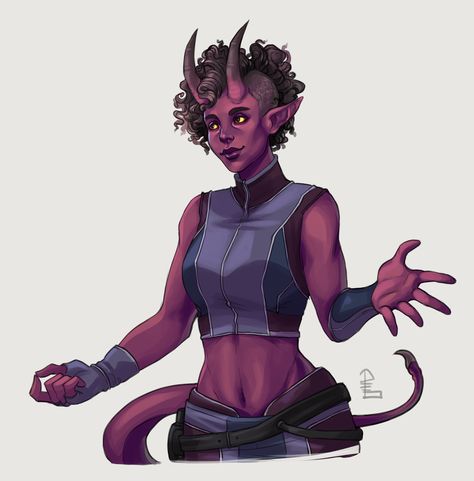 New Clothes Design, Tiefling Aesthetic, Rachel Denton, Dnd Monk, Tiefling Female, Dnd Tiefling, Pathfinder Character, Art Animation, Dungeons And Dragons Characters