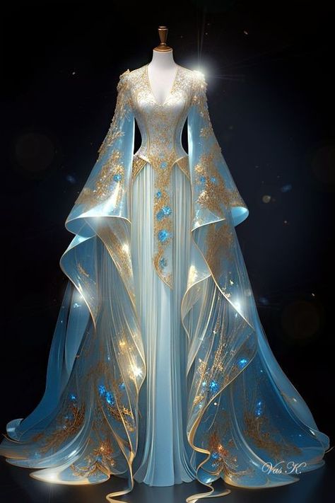 Gold Fantasy Gown, Elven Dress, Dreamy Gowns, Carpet Outfits, Best Wedding Guest Dresses, Red Carpet Outfits, Fashion Drawing Dresses, Royal Dresses, Fantasy Dresses