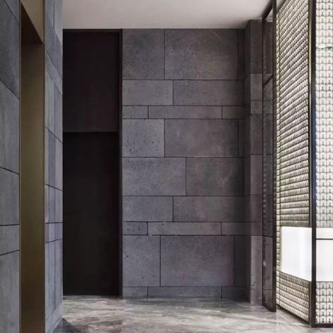 Basalt Interior Design, Basalt Architecture, Basalt Stone Wall, Natural Stone Facade, Basalt Wall, Ceiling Panelling, Hawaii Pool, Basalt Tile, Slate Cladding