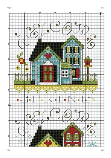 Cross Stitch Houses, Slip Stitch Knitting, Cross Stitch House, Cross Stitch Freebies, Diy Cross, Felt Pattern, Diy Cross Stitch, Cross Stitch Patterns Free, Free Cross Stitch