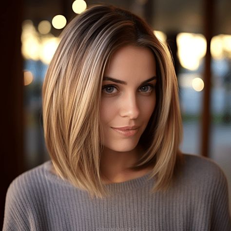 Summer Haircuts, Shoulder Length Hair Cuts, Haircuts For Medium Hair, Long Bob Hairstyles, Haircut And Color, Hair Color And Cut, Haircuts For Fine Hair, Medium Hair Cuts, Shoulder Length Hair