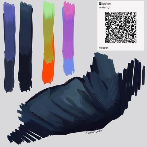 Ibis Paint Brush, رسم كاريكاتير, Paint Brush Drawing, Paint Brush Art, Brush Drawing, Art Tools Drawing, Digital Painting Tutorials, Ibis Paint, Art Brushes