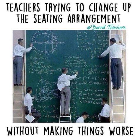 Trying to change the seating arrangement Teacher Humour, Teacher Memes Funny, Classroom Humor, Teaching Memes, Classroom Memes, Teaching Humor, Bored Teachers, Teacher Problems, Teaching Quotes