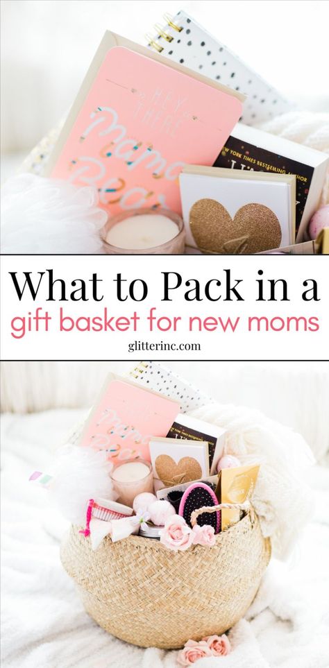 Create a thoughtful postpartum gift basket or a DIY new mom gift basket with this guide on how to make a perfect new mom survival kit. These mom care package ideas include the essentials for recovery and relaxation. Learn what to include in gift baskets for postpartum to give the best gifts for a new mom. New Baby Gift Basket For Mom, Survival Basket, Gifts For A New Mom, Postpartum Gift Basket, Diy Postpartum, New Mom Survival Kit, Diy Care Package, Mom Survival Kit, Mom Care Package