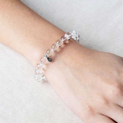 Clear Quartz Bracelet, Shopping Jewelry, Aura Cleansing, Beautiful Wedding Rings, Energy Bracelets, Higher Consciousness, Healing Energy, Quartz Bracelet, Crown Chakra