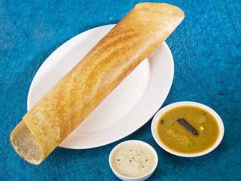 Paper Dosa Recipe Paper Dosa, Ven Pongal Recipe, Vegetable Breakfast, Aloo Curry, Homemade Paper, Indian States, Recipe Paper, Chana Dal, Urad Dal