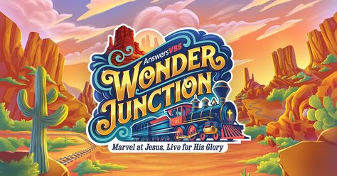 What to Save for Wonder Junction? Old West Train, Jungle Flowers, Children's Church Crafts, Biblical Worldview, Vbs Themes, Traditional Song, Gospel Message, Vbs Crafts, Church Crafts