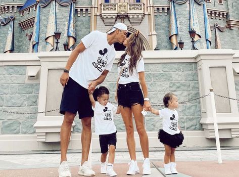 Black and white Mickey family shirts #familymatching #mickeymouse #heymadinelson Family Outfits Disney World, All White Disney Outfit, Family Photos At Disney World, Magic Kingdom Family Pictures, Family Disney Outfits Matching, Disney Matching Outfits Family Vacations, Disney World Outfits Mommy And Me, Cute Disney Family Outfits, Disneyland Outfit Family